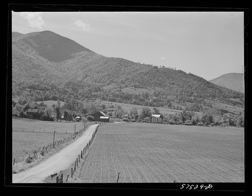 Untitled photo, possibly related to: Fertile farmland in the Shenandoah Valley, Virginia