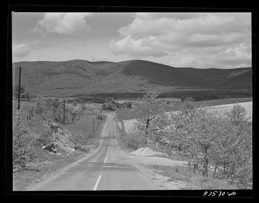 Highway through Shenandoah Valley, Virginia