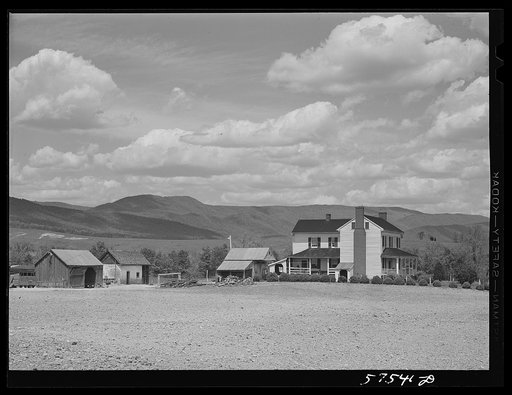 Fertile farmland in the Shenandoah Valley, Virginia