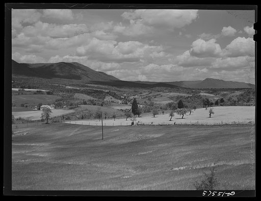 Fertile farmland in the Shenandoah Valley, Virginia