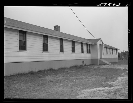 Dormitories for workers in defense industries. Near electric boat works plant, Groton, Connecticut. Constructed and managed by FSA (Farm Security Administration)