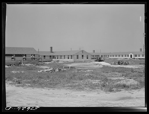 Dormitories for workers in defense industries near airport. Hartford, Connecticut. Constructed and managed by FSA (Farm Security Administration)