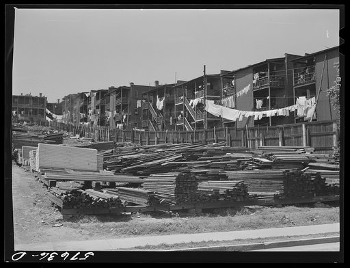 Untitled photo, possibly related to: Congested slum area. Hartford, Connecticut