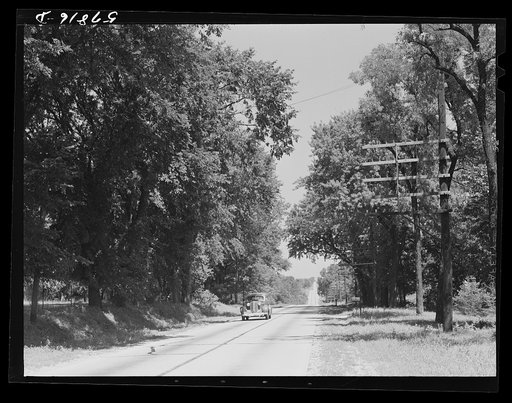 Highway just south of Madison, Wisconsin