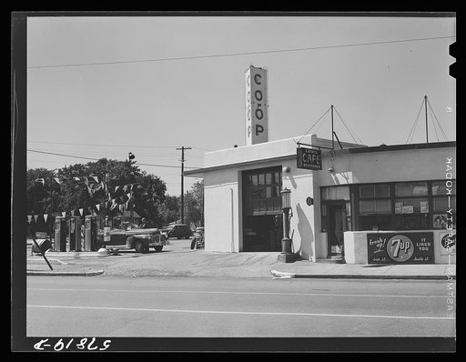 Untitled photo, possibly related to: Cooperative gas station in Minneapolis, Minnesota