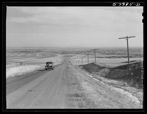 Highway near Havre, Montana