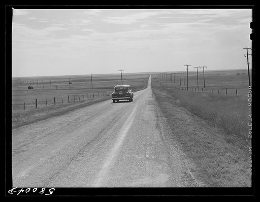 Highway near Havre, Montana