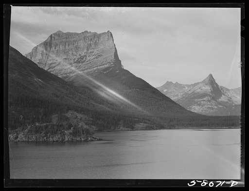 Untitled photo, possibly related to: Lake Saint Mary on Going-to-the-Sun highway. Glacier National Park, Montana