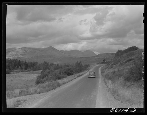 Untitled photo, possibly related to: Highway around Glacier National Park, Montana