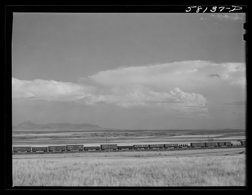 Freight train. Carter, Montana