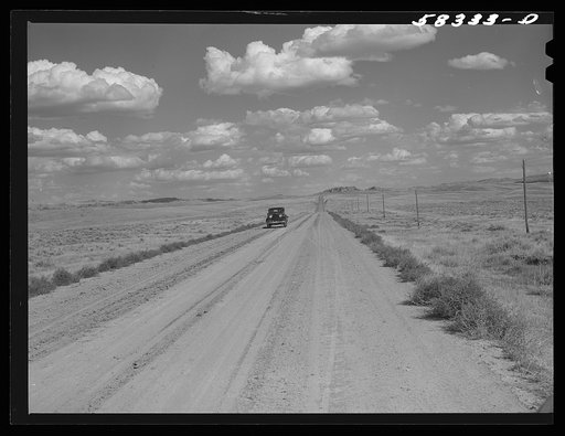 Indian reservation land near Crow Agency, Montana
