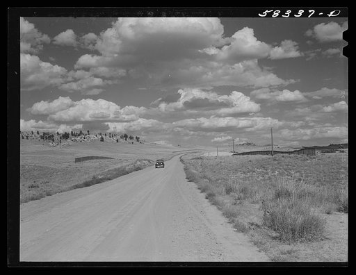 Indian reservation land near Crow Agency, Montana