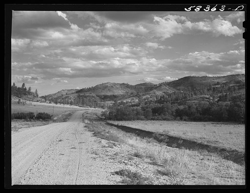 Grazing land between Birney and Lame Deer, Montana