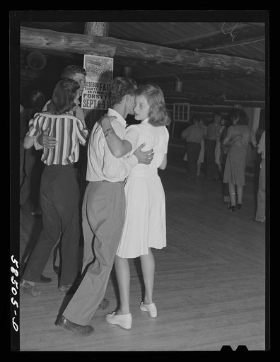 Dancing Saturday night in Birney, Montana