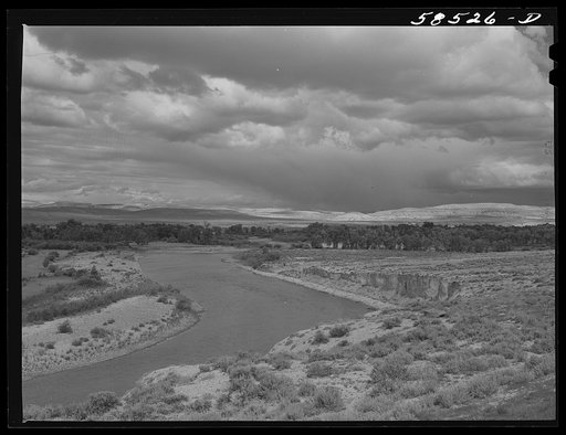 Snake River Valley near Jackson Hole, Wyoming