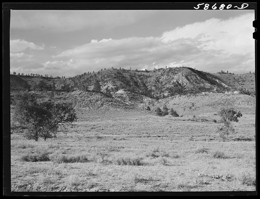 Untitled photo, possibly related to: Grazing land near Birney, Montana