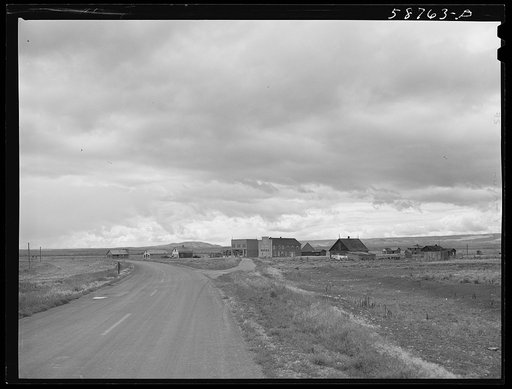 Untitled photo, possibly related to: Ghost town near Big Piney, Wyoming