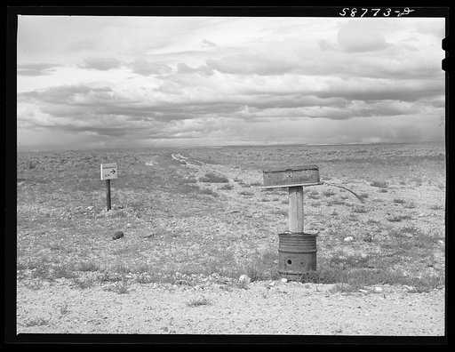 Ranch mail box near Farson, Wyoming