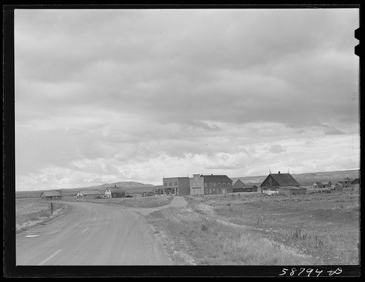 Untitled photo, possibly related to: Ghost town near Big Piney, Wyoming