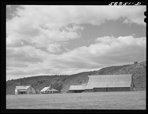 Yampa River Valley, Colorado. Ranch