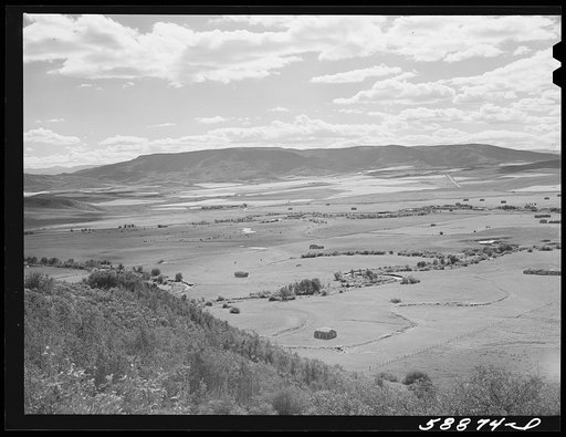 Untitled photo, possibly related to: Ranches and farming land in the Yampa River Valley, Colorado