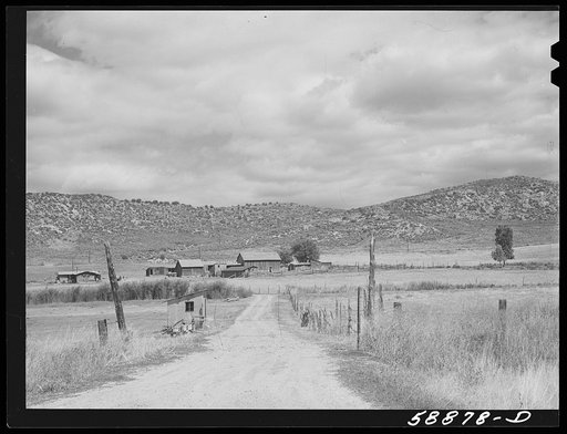 Yampa River Valley, Colorado. Ranch
