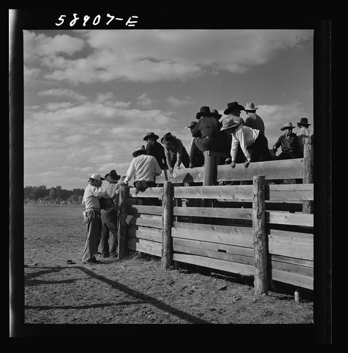 Indians at the Crow fair. Crow Agency, Montana