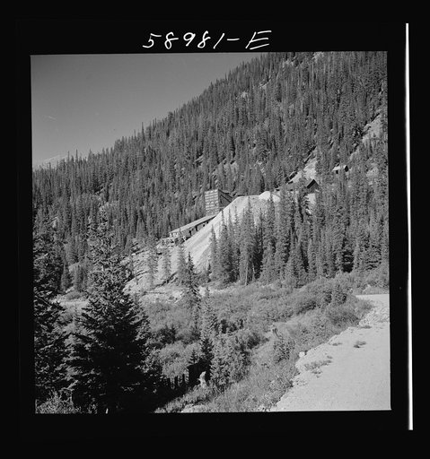 Mine recently opened up because of defense needs. In ghost mining town of Montezuma, Colorado