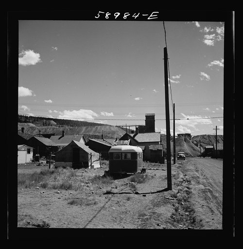 Homes in old mining town, Leadville, Colorado