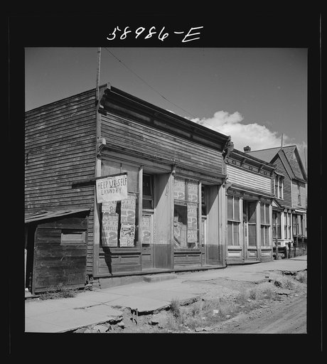 Stores in old mining town. Leadville, Colorado