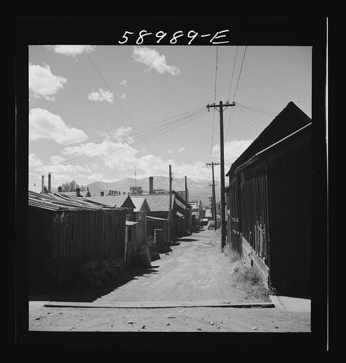 Untitled photo, possibly related to: Homes in old mining town. Leadville, Colorado