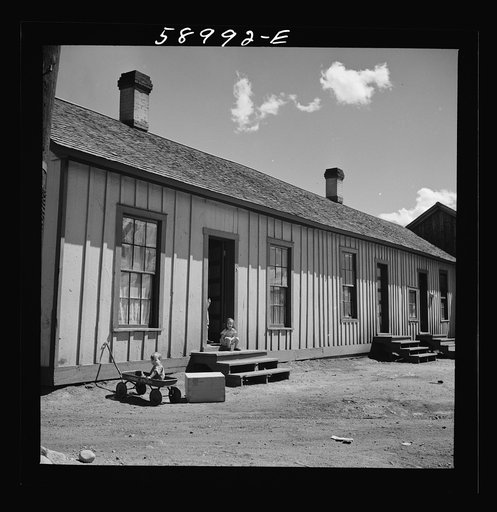 Untitled photo, possibly related to: Homes in old mining town. Leadville, Colorado