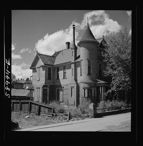 Homes in old mining town. Leadville, Colorado