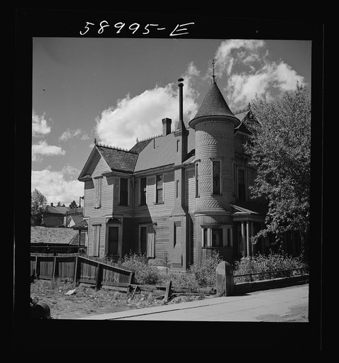 Untitled photo, possibly related to: Homes in old mining town. Leadville, Colorado