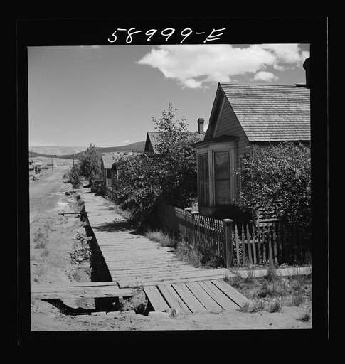 Homes in old mining town. Leadville, Colorado