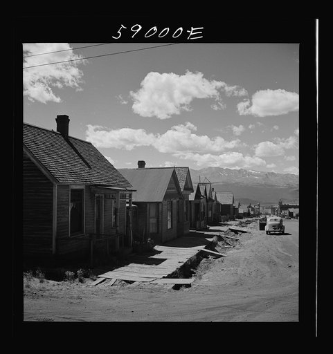 Homes in old mining town. Leadville, Colorado