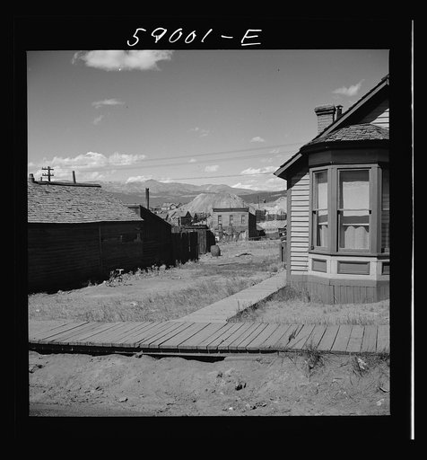 Untitled photo, possibly related to: Homes in old mining town. Leadville, Colorado