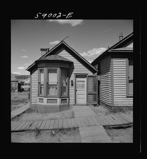 Homes in old mining town. Leadville, Colorado