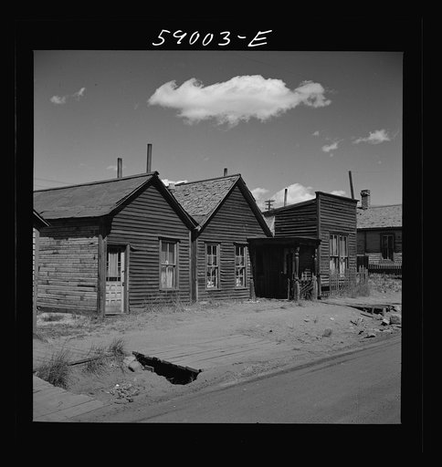 Leadville, Colorado. Homes in an old mining town