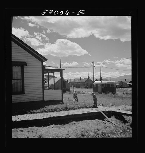 Homes in old mining town. Leadville, Colorado