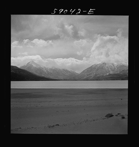 Untitled photo, possibly related to: Mount Elbert and Mount Harvard after early fall blizzard near Granite, Colorado