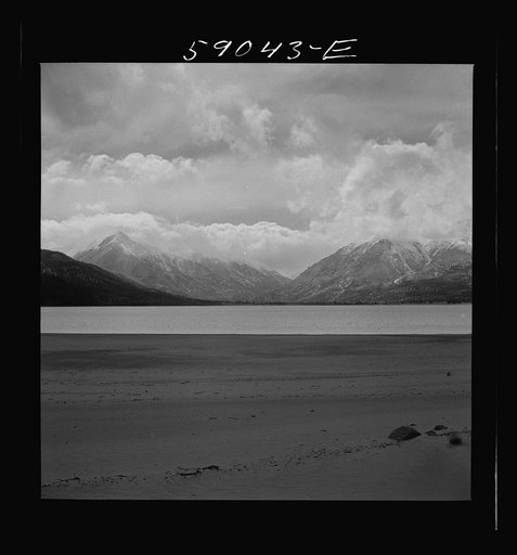 Untitled photo, possibly related to: Mount Elbert and Mount Harvard after early fall blizzard near Granite, Colorado