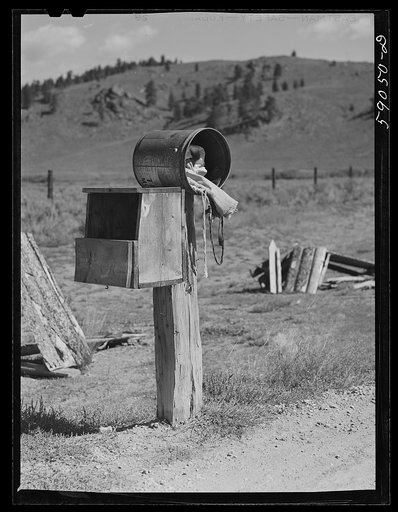 Mailbox on road near Granby, Colorado