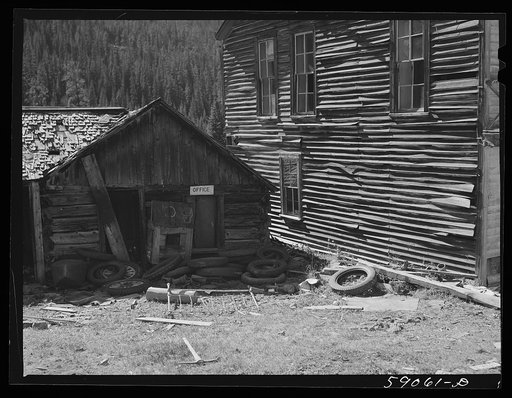Ghost mining town coming to life because of defense mining boom. Montezuma, Colorado