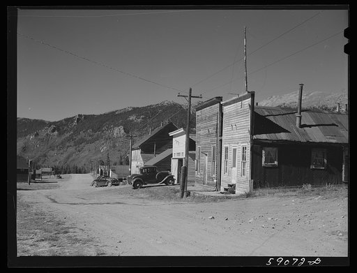 Ghost mining town coming to life because of defense mining boom. Montezuma, Colorado