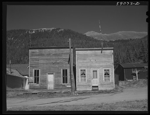 Ghost mining town coming to life because of defence mining boom. Montezuma, Colorado