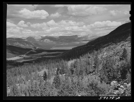 Rainbow Lake seen from road to Carlton Tunnel near Leadville, Colorado