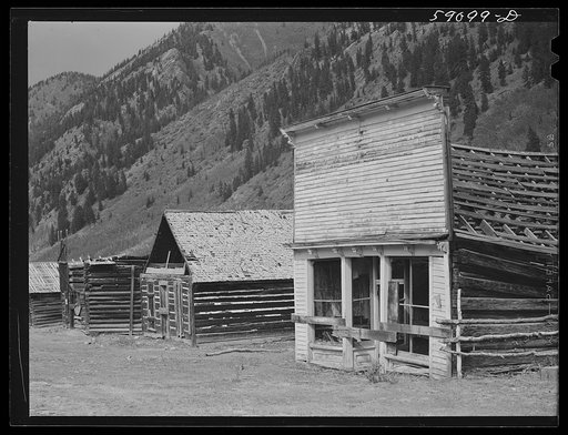 Ghost mining town. Ashcroft, Colorado