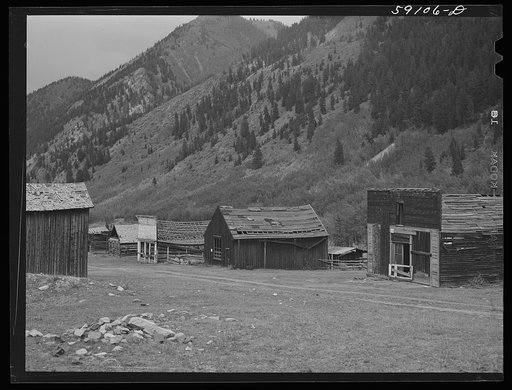 Ghost mining town. Ashcroft, Colorado