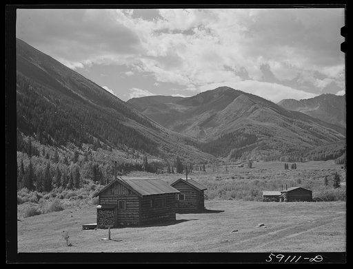 Cabins on ranch near Ashcroft, Colorado